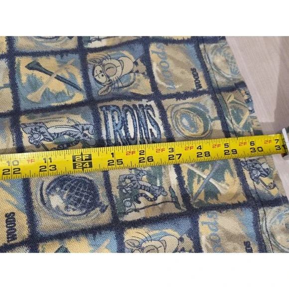 Vintage Disney Tigger Golf Polo – Checkered 'Woods' & 'Irons' – Men's Large 90's - Picture 12 of 16